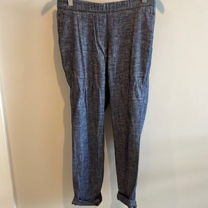 Theory cuffed pull up pant
